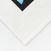 Minnesota Soccer Loon Black And Blue  Fleece Deken (Hoek)