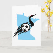 Minnesota Soccer Loon  Kaart (Gele Bloem)