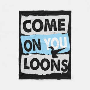 Minnesota Soccer Loon Kom op jullie Loons  Fleece Deken