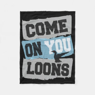 Minnesota Soccer Loon - Kom op jullie Loons Fleece Deken