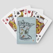 Minnesota-speelkaarten Pokerkaarten (Achterkant)
