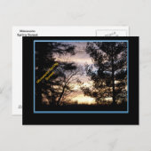 Minnesota Spring Sunset Briefkaart (Voorkant / Achterkant)