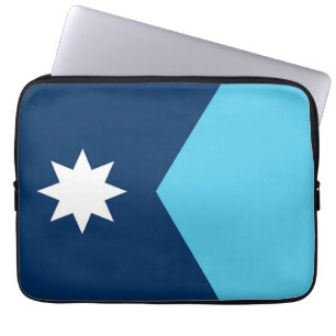 Minnesota staat nieuwe vlag symbool VS Amerika Laptop Sleeve