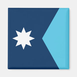 Minnesota staat nieuwe vlag symbool VS Amerika Magneet