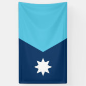 Minnesota staat nieuwe vlag symbool VS Amerika Spandoek (Verticaal)