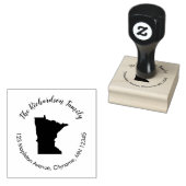 Minnesota staat retouradres rubberstempel (Gestempeld)