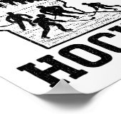 Minnesota - Staat van Hockey Poster (Hoek)