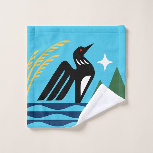 Minnesota Staat Vlag & Afdichting Handdoek Set (Wasdoekje)