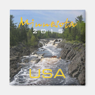 Minnesota staat VS Souvenir Magnet Change Year