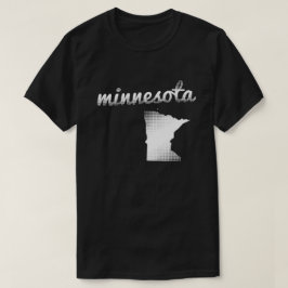 Minnesota staat wit t-shirt