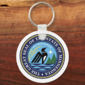 Minnesota staat zegel 2024 sleutelhanger (Voorkant)