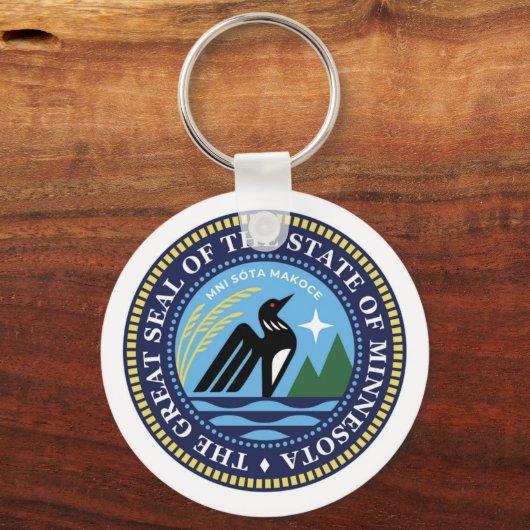 Minnesota staat zegel 2024 sleutelhanger (Voorkant)