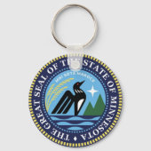 Minnesota staat zegel 2024 sleutelhanger (Achterkant)