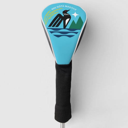 Minnesota staat zegel vlag golfheadcover (Voorkant)