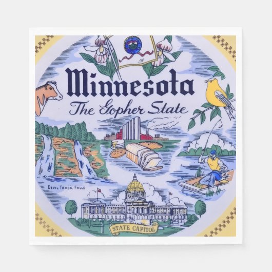 Minnesota Staatsfeest Servet (Voorkant)