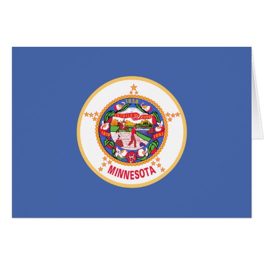 Minnesota Staatsvlag (Voorkant Horizontaal)