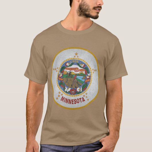 Minnesota Staatsvlag 2 T-shirt (Voorkant)