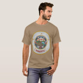 Minnesota Staatsvlag 2 T-shirt (Voorkant volledig)