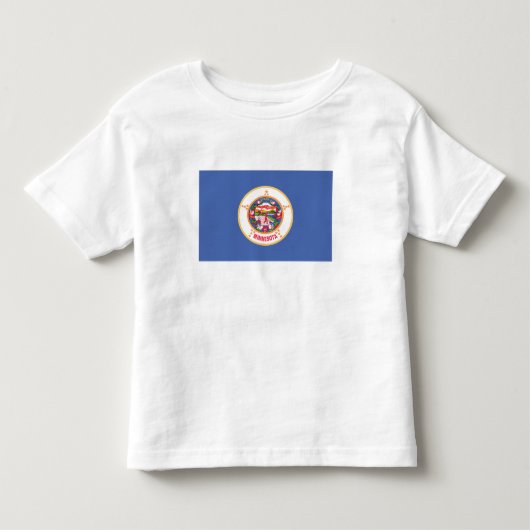 Minnesota Staatsvlag Kinder Shirts (Voorkant)