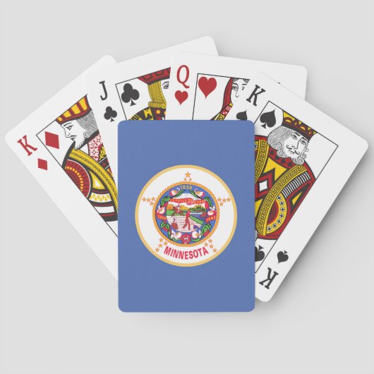Minnesota Staatsvlag Pokerkaarten (Achterkant)