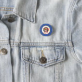 Minnesota Staatsvlag Ronde Button 3,2 Cm (In situ)
