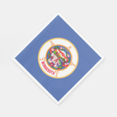 Minnesota Staatsvlag Servet (Hoek)