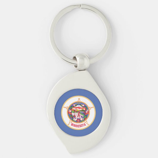 Minnesota Staatsvlag Sleutelhanger (Voorkant)