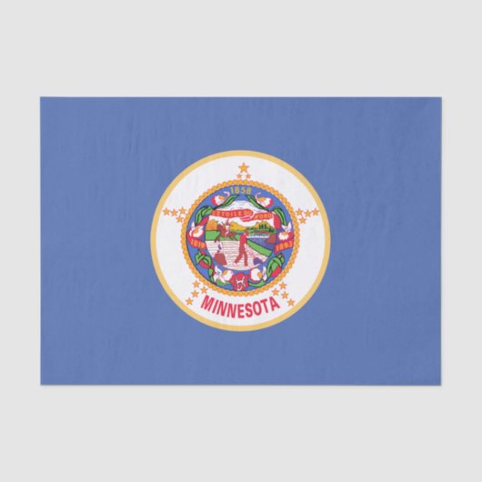 Minnesota Staatsvlag Tissuepapier (Voorkant)