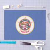 Minnesota Staatsvlag Tissuepapier (Craft)