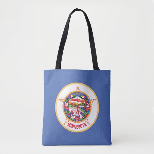Minnesota Staatsvlag Tote Bag (Voorkant)