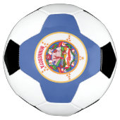 Minnesota Staatsvlag Voetbal (Gedraaid)