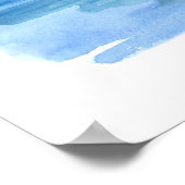 Minnesota Staatsvorm Loon Watervrouwenschoen Poster (Hoek)