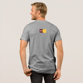 Minnesota Staatszegel in Gophers Kleuren Tri-Blend Shirt