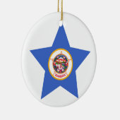 Minnesota Star Keramisch Ornament (Rechts)