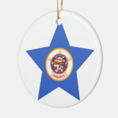 Minnesota Star Keramisch Ornament (Links)