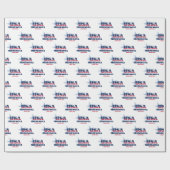 Minnesota Stars and Stripes State Cadeaupapier (Vlak)