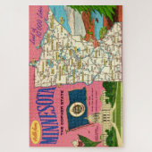 Minnesota State 20x30 kaartpuzzel Legpuzzel (Verticaal)