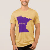 Minnesota State Belong State Pride Tri-Blend Shirt (Voorkant)