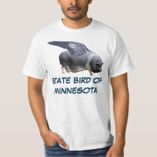 MINNESOTA STATE BIRD: DE PIG T-SHIRT