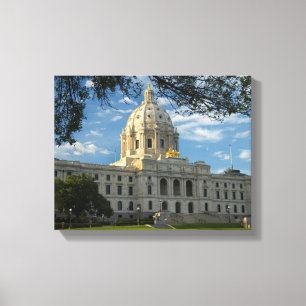 Minnesota State Capitol Canvas Afdruk