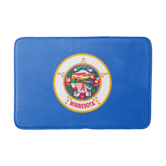 Minnesota State Flag Design Badmat (Voorkant)