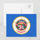 Minnesota State Flag Design Briefkaart (Voorkant / Achterkant)