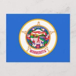 Minnesota State Flag Design Briefkaart