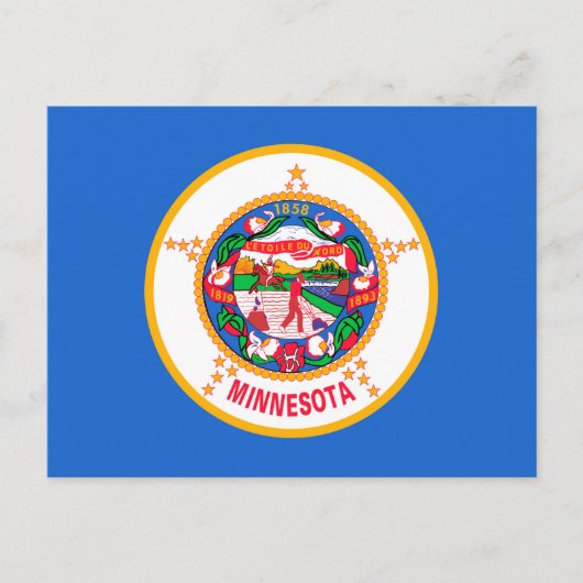 Minnesota State Flag Design Briefkaart (Voorkant)