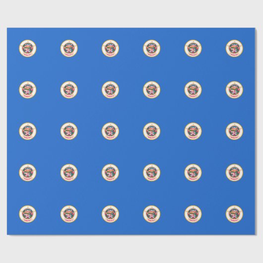 Minnesota State Flag Design Cadeaupapier (Vlak)