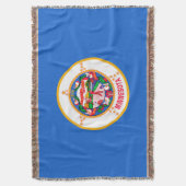 Minnesota State Flag Design Decor Deken (Voorkant Verticaal)