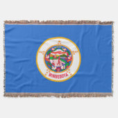Minnesota State Flag Design Decor Deken (Voorkant)