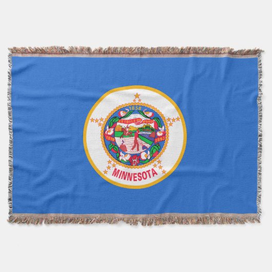 Minnesota State Flag Design Decor Deken (Voorkant)
