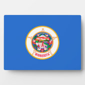 Minnesota State Flag Design Fotoplaat (voorkant)