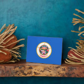 Minnesota State Flag Design Fotoplaat (Zijkant)